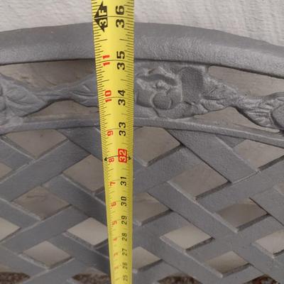 Vintage Cast Frame and Wood Slat Garden Bench Choice A