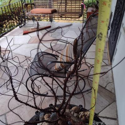Garden Art Wire Tree Patio Decor