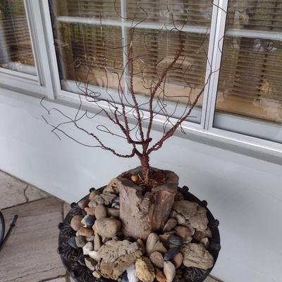 Garden Art Wire Tree Patio Decor
