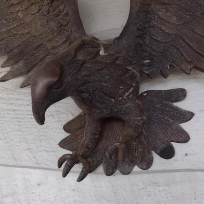 Vintage Cast Metal Federal Eagle Wall Decor