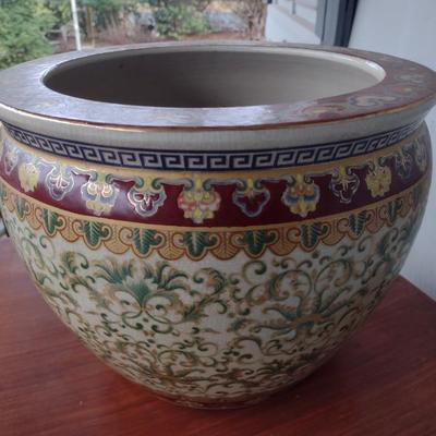 Ceramic Fishbowl Planter Pot