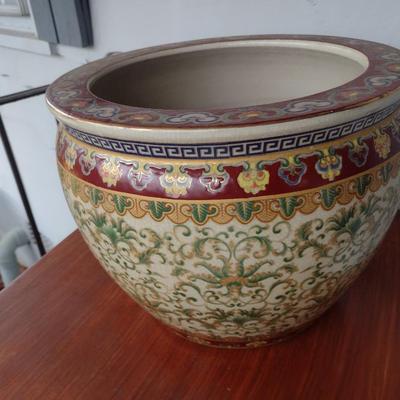 Ceramic Fishbowl Planter Pot