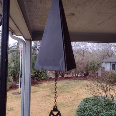 Pair of Matching Metal Bell Style Wind Chimes