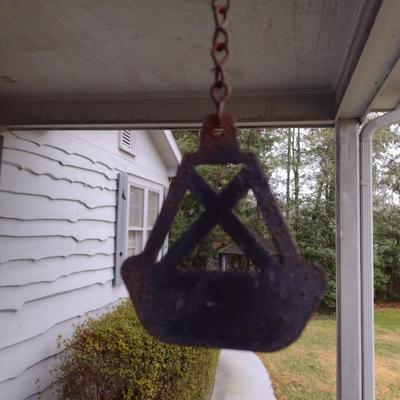 Pair of Matching Metal Bell Style Wind Chimes