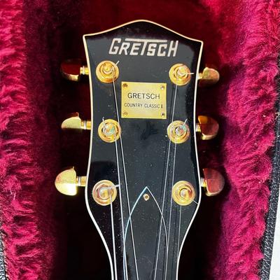 U843 Gretsch Model 6122 Country Classic II Walnut Electric Guitar 1996 w/ Leather Case