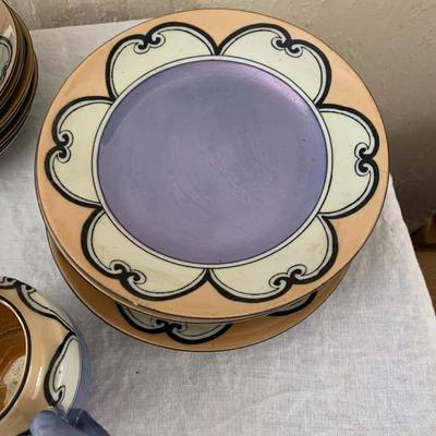 Lusterware tea set made in Japan