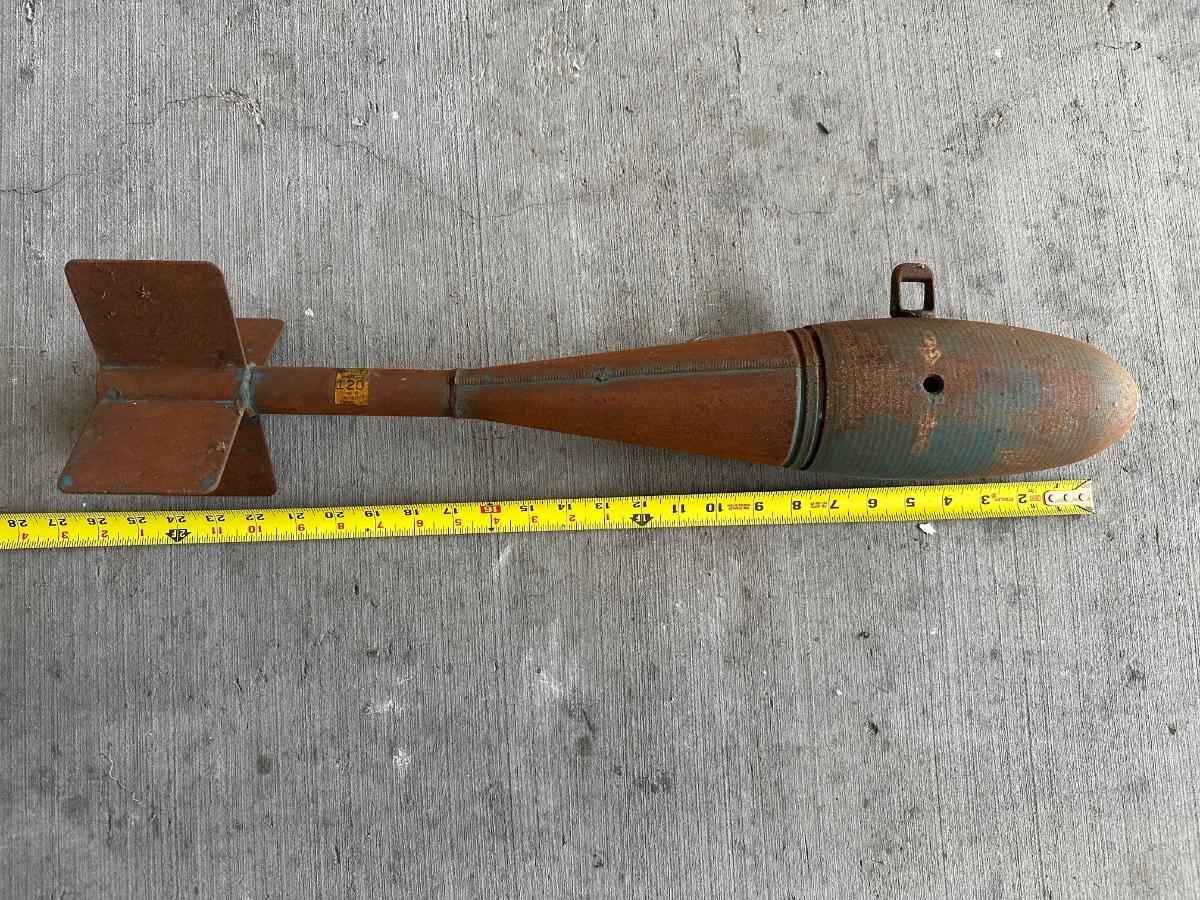 Original Vietnam War Era U.S. Navy MK76 Inert 25LB Practice