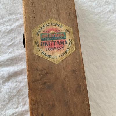 Vintage Okutama Company Bamboo Fly Fishing Rod in Original Case with Accessories
