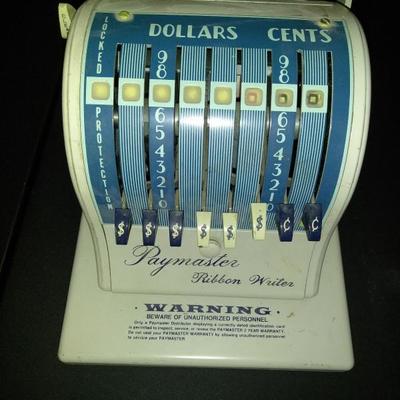 Paymaster Ribbon Writer, Series 8000