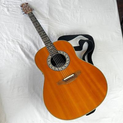 U848 Vintage Ovation 1612 Balladeer 6-String Electric Guitar