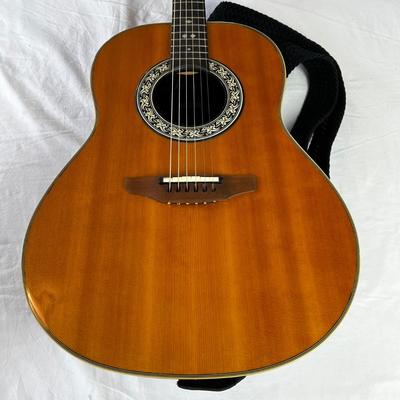 U848 Vintage Ovation 1612 Balladeer 6-String Electric Guitar