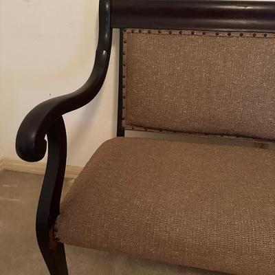 Antique Settee Bench (See Description)