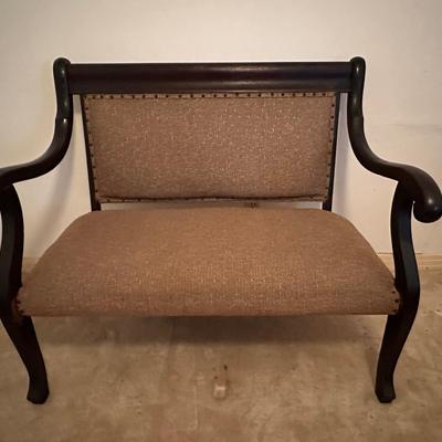 Antique Settee Bench (See Description)