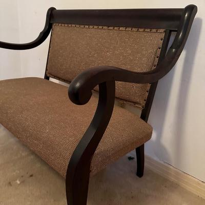 Antique Settee Bench (See Description)