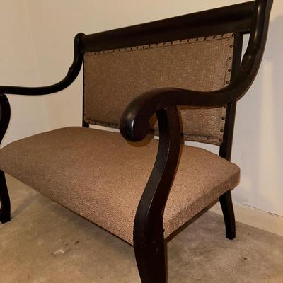 Antique Settee Bench (See Description)
