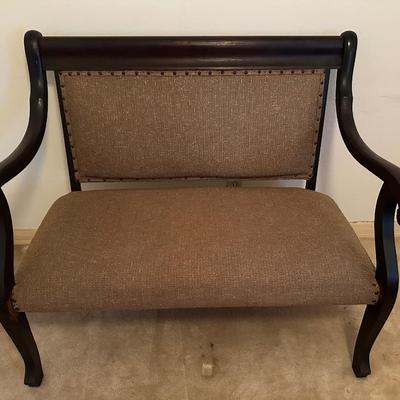 Antique Settee Bench (See Description)