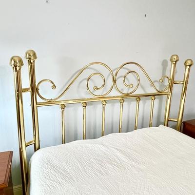 Queen Size Brass Bed