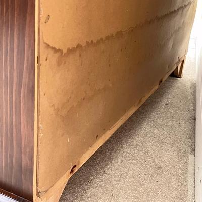 Solid Wood 2 Piece Step Back China Cupboard ~ *Read Details