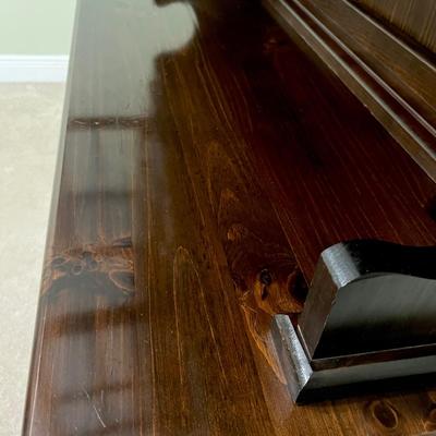 Solid Wood 2 Piece Step Back China Cupboard ~ *Read Details