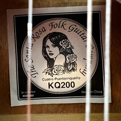 U850 Santa Rosa Guitar Co. KQ200 10-String Cuatro Guitar