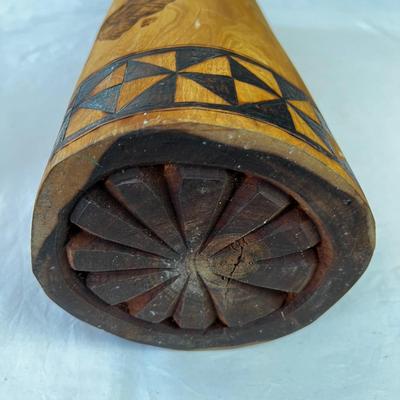 U851 Lohanu LU-7 Ukulele & Hawaiian Pyrography Toere Drum
