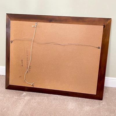 Solid Wood Decorative Wall Mirror