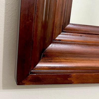 Solid Wood Decorative Wall Mirror