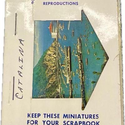 Plastichrome Miniature Photo Album / Picture Book of Catalina Island, CA in 1969