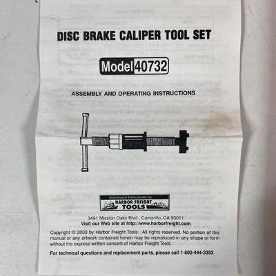 Disc Brake Caliper Tool Set