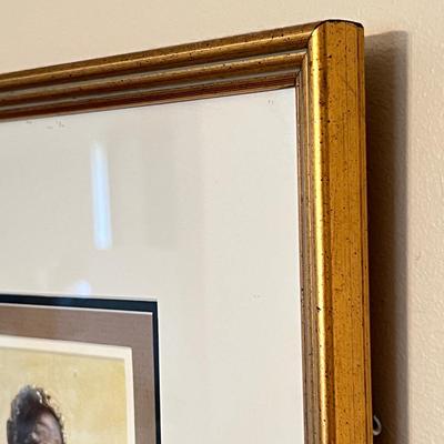 Elizabeth O'Neill Verner Print "Old Joe" Professionally Framed Matted