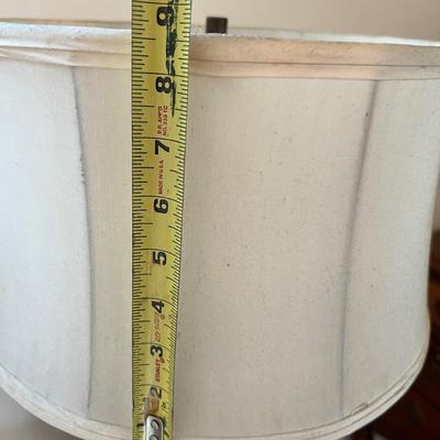 Vintage Swing Arm Brass Table Lamp 24" Tall