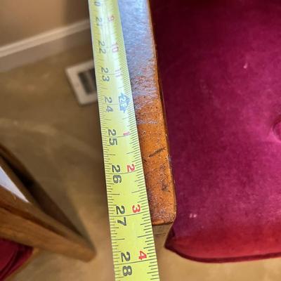 Pair of Mid Century Cane Back Vintage Chairs