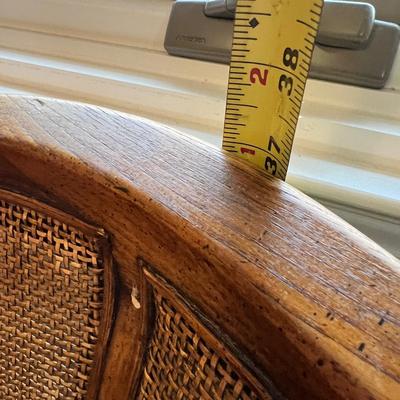 Pair of Mid Century Cane Back Vintage Chairs