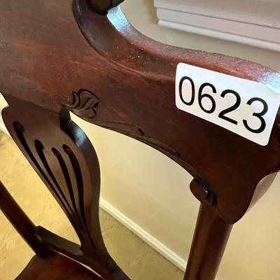 Vintage Art Nouveau Cane Seat Chair