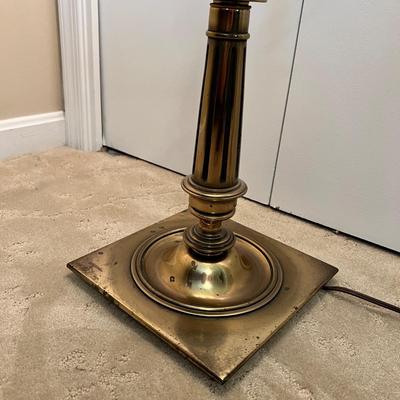 Vintage MCM Round Table Floor Lamp