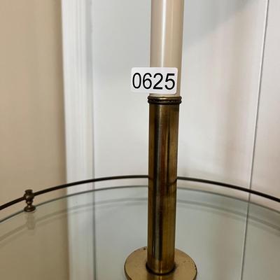 Vintage MCM Round Table Floor Lamp