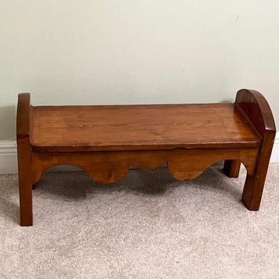 Solid wood Childâ€™s Bench