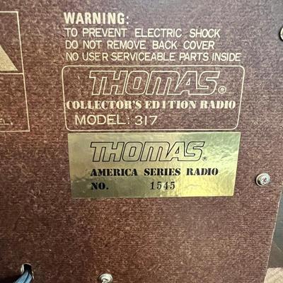 Thomas Collectors Edition Vintage Reproduction Radio