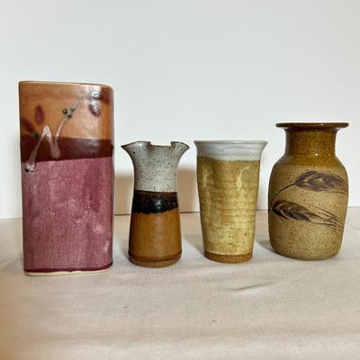 8 Piece Mixed Lot Ceramic Bowls, Vases