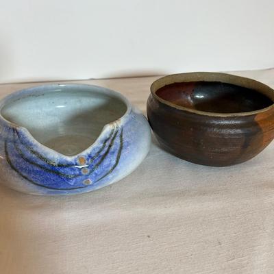 8 Piece Mixed Lot Ceramic Bowls, Vases