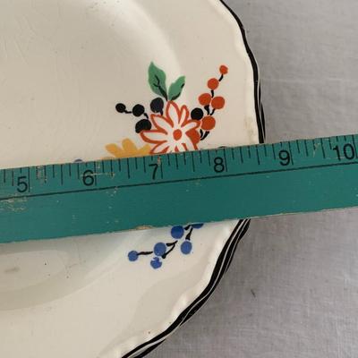 Steubenville plates and tea pot