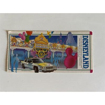 Disneyland admissions ticket- 1984