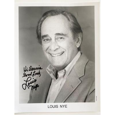 Louis Nye signed photo