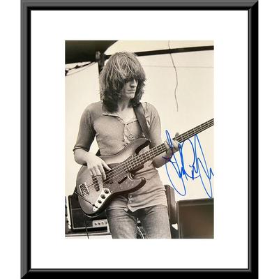 Led Zeppelin John Paul Jones signed photo