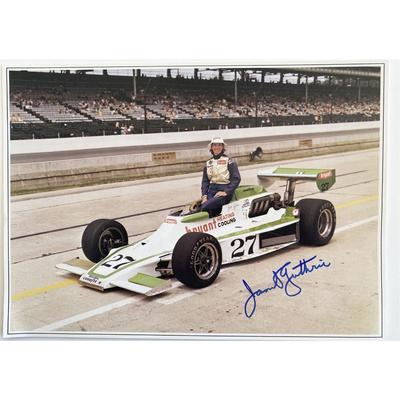 Race Car Driver Janet Guthrie signed photo