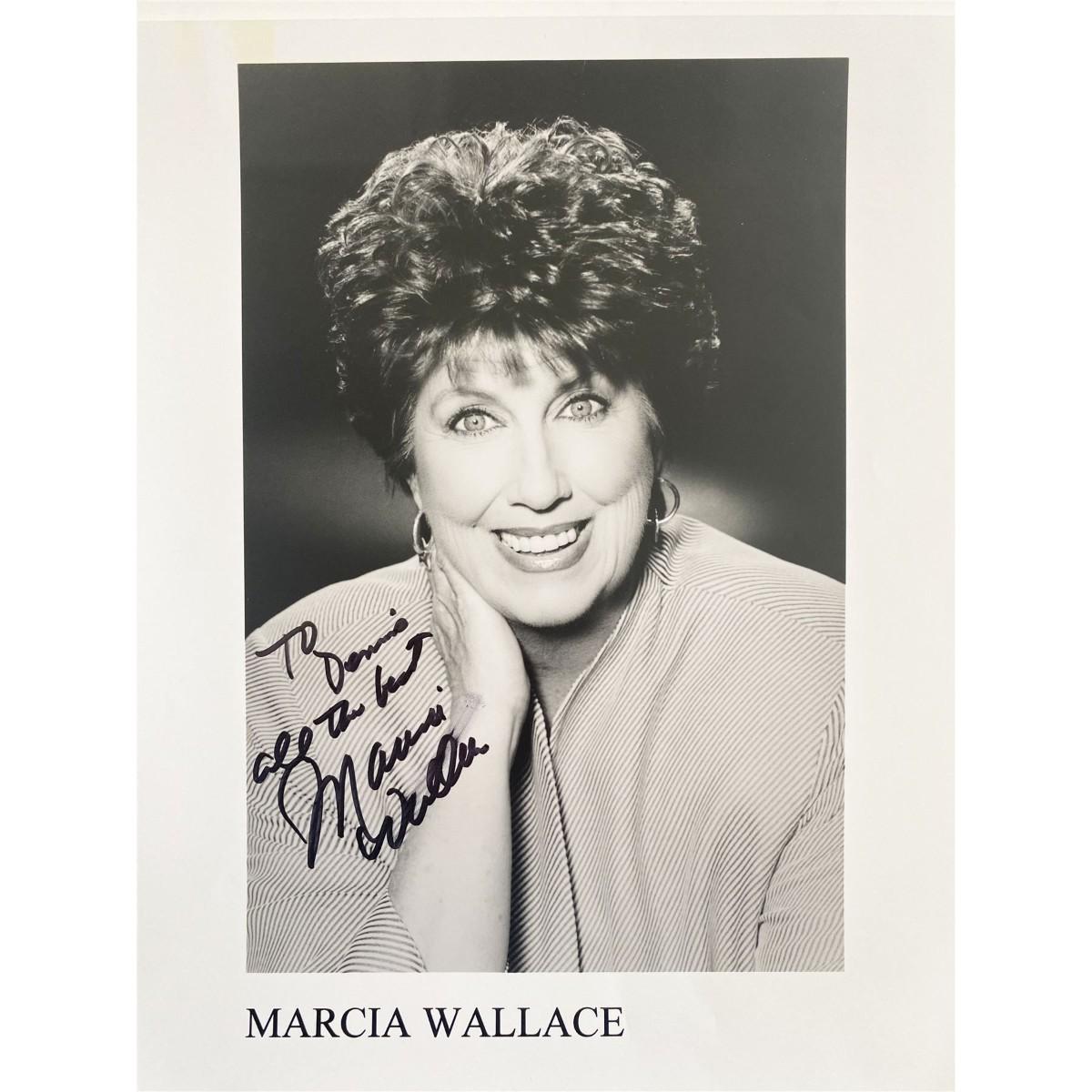 Marcia Wallace signed photo | EstateSales.org