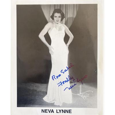 Palmy Days Neva Lynne signed photo