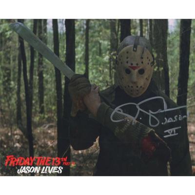 Friday the 13th Part VI Jason Lives signed movie photo 