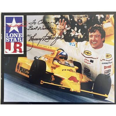 Johnny Rutherford signed photo