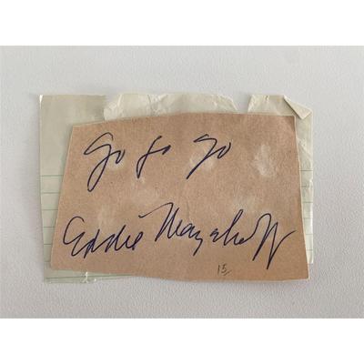 Eddie Mayehoff original signature